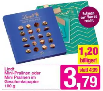 Sutterlüty Lindt Mini Pralinen Oder Mini Pralinen Im Geschenkspapier 100 g Angebot