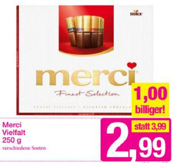 Sutterlüty Merci Vielfalt 250 g Angebot
