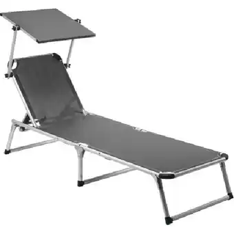 OBI Alu 3-Beinliege mit Sonnendach grau OBI Angebot
