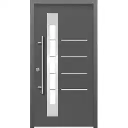 OBI Thermospace Sicherheits-Haustür Berlin Prime RC2 210x110 cm Anthr. L OBI Angebot