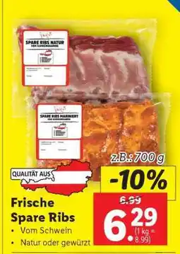 Lidl Frische Spare-Ribs Angebot