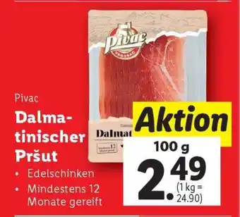 Lidl Dalmatinischer Pršut Angebot