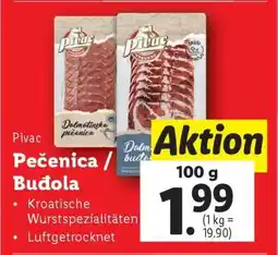 Lidl Pivac Pečenica / Budola Angebot