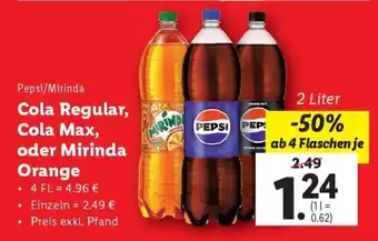 Lidl Pepsi/Mirinda Angebot