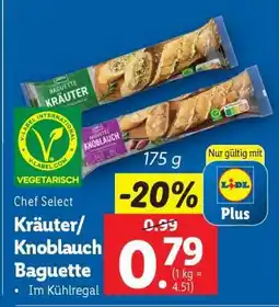 Lidl Kräuter/Knoblauch Baguette Angebot