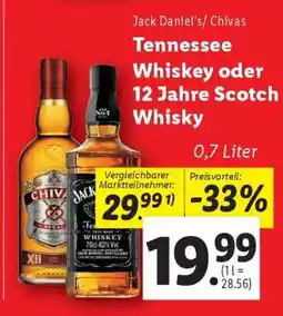 Lidl Tennessee Whiskey oder 12 Jahre Scotch Whisky Angebot