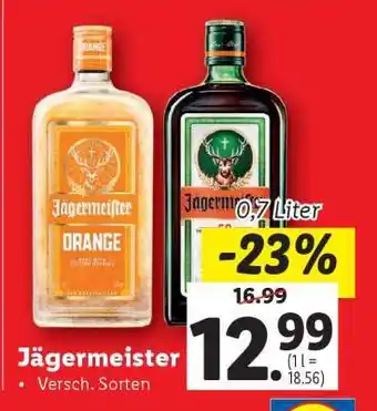 Lidl Jägermeister Angebot