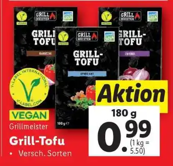 Lidl Grillmeister Grill-Tofu Angebot