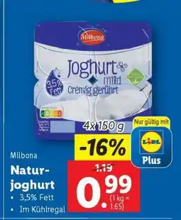 Lidl NATURJOGHURT Angebot