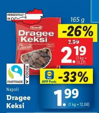 Lidl Napoli Dragee Keksi Angebot
