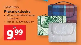 Lidl Picknickdecke Angebot