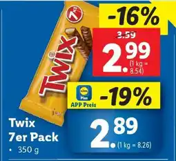 Lidl Twix 7er Pack Angebot