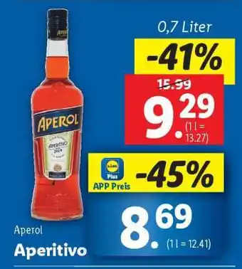 Lidl Aperol Angebot