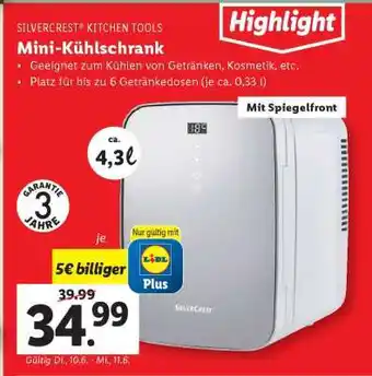 Lidl MINI KÜHLSCHRANK Angebot