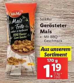 Lidl Sol&Mar Gerösteter Mais Angebot