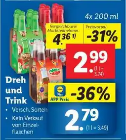 Lidl Dreh und Trink Angebot