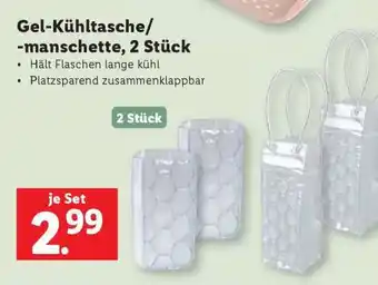 Lidl Gel-Kühltasche/-manschette, 2 Stück Angebot
