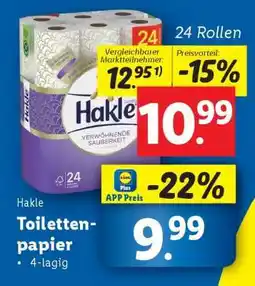 Lidl Hakle Toilettenpapier Angebot