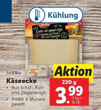 Lidl Sol&Mar Käseecke Angebot