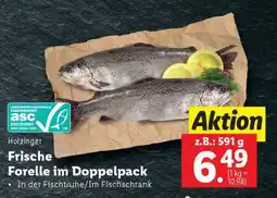 Lidl Holzinger Frische Forelle im Doppelpack Angebot