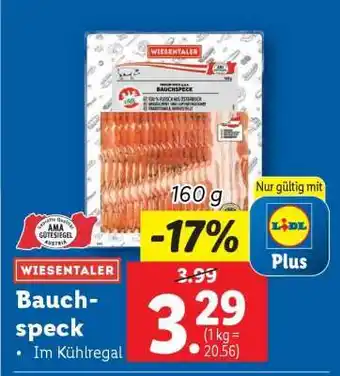 Lidl BAUCHSPECK Angebot