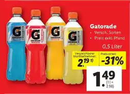 Lidl Gatorade Angebot