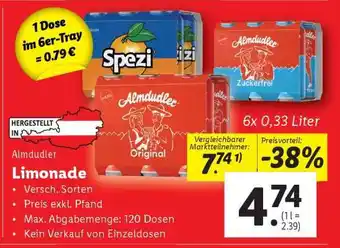 Lidl Almdudler Angebot