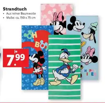 Lidl STRANDTUCH Angebot