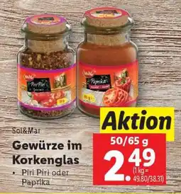 Lidl Gewürze im Korkenglas Angebot