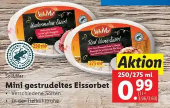 Lidl Mini gestrudeltes Eissorbet Angebot