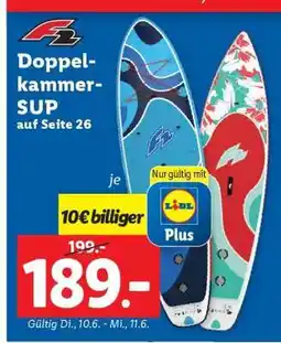Lidl Doppelkammer-SUP Angebot