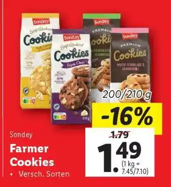Lidl Farmer Cookies Angebot