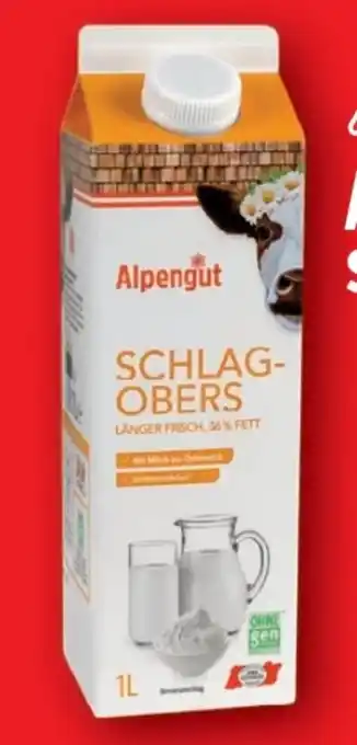 Lidl Alpengut Schlagobers Angebot