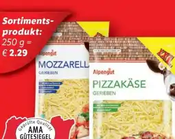 Lidl Alpengut Pizzakäse Angebot