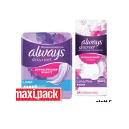 Maximarkt Discreet versch. Sorten Maximarkt Angebot