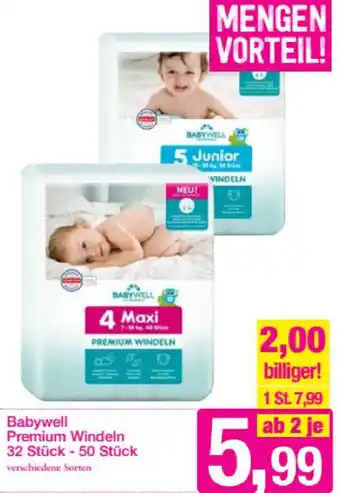 Sutterlüty Babywell Premium Windeln 32 Stück Angebot