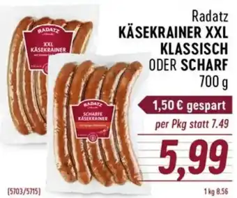 Radatz Radatz käsekrainer xxl klassisch Angebot