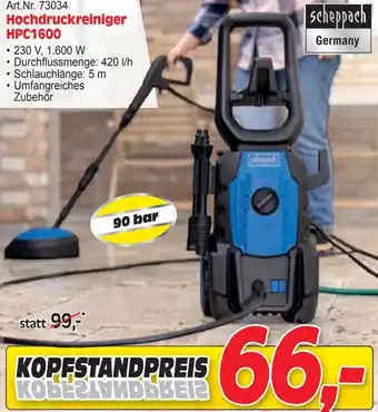 Zgonc Hochdruckreiniger hpc1600 Angebot