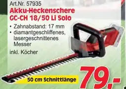 Zgonc Akku-Heckenschere GC-CH 18/50 Li Solo Angebot