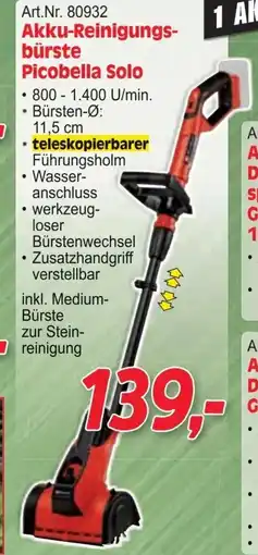 Zgonc Akku-Reinigungs- bürste Picobella Solo Angebot