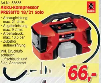Zgonc Akku-Kompressor PRESSITO 18/21 Solo Angebot