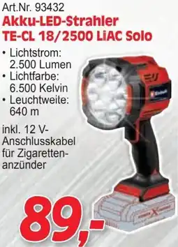 Zgonc Akku-LED-Strahler TE-CL 18/2500 LIAC Solo Angebot