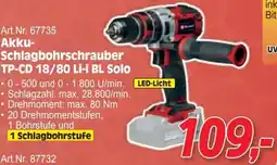 Zgonc Akku- Schlagbohrschrauber TP-CD 18/80 Li-i BL Solo Angebot