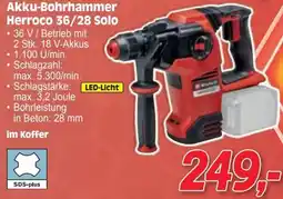 Zgonc Akku-Bohrhammer Herroco 36/28 Solo Angebot