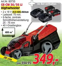 Zgonc GE-CM 36/36 Li Highwheeler Angebot