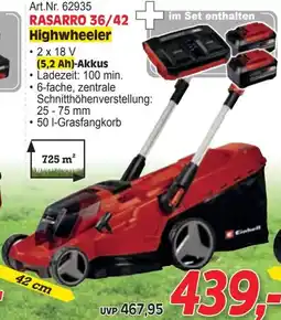 Zgonc RASARRO 36/42 Highwheeler (5,2 Ah)-Akkus Angebot