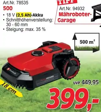 Zgonc 500 • 18 V (2,5 Ah)-Akku Angebot