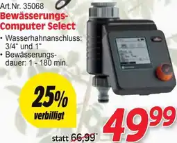 Zgonc Bewässerungs- Computer Select Angebot