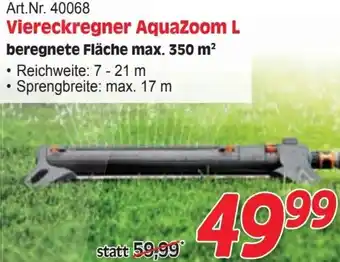 Zgonc Viereckregner AquaZoom L Angebot