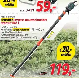 Zgonc Teleskop-Bypass-Baumschneider StarCut Pro L Angebot